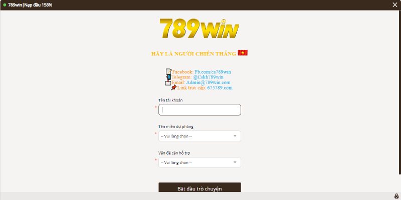 Quên mật khẩu tài khoản liên hệ 789win lấy lại dễ dàng